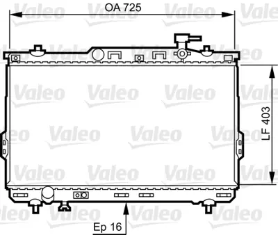 VALEO 734259 Motor Su Radyatoru Santafe 00>06 Manuel 2531026050