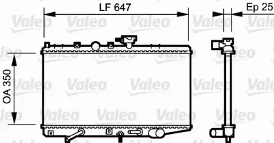 VALEO 734263 Radyator Kıa Rıo K30C15200B