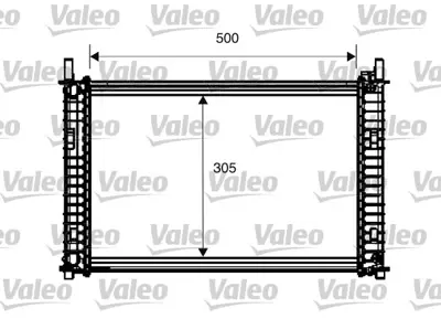 VALEO 734274 Motor Su Radyatoru Fıesta 1,25 16v / 1,4 16v / 1,4tdcı 01>08 Mazda Iı 1,4cd Manuel 1359798 Y40215200