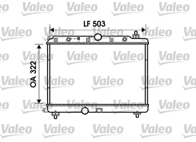 VALEO 734290 Motor Su Radyatoru Honda Cıvıc 2,0 96>00 Tdıc (20t2n23) V 96>01 Manuel 19010PFTE00 PCC105520