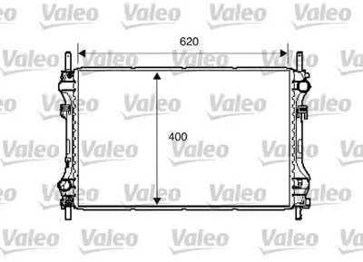 VALEO 734293 Motor Su Radyatoru Transıt V184 2,4tdcı 01>06 Klımasız YC1H8005BD