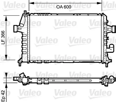 VALEO 734322 Motor Su Radyatoru M,T, Astra G Y17dt Z17dtl 1300209