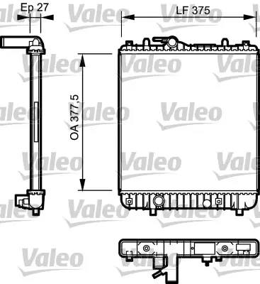 VALEO 734330 Motor Radyatoru Agıla 