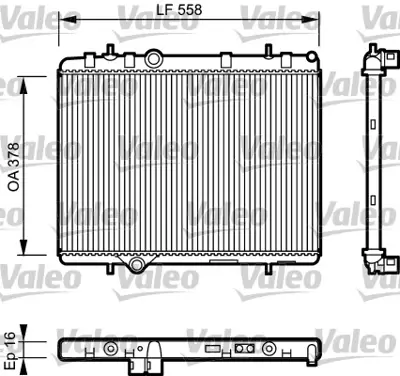 VALEO 734366 Motor Radyatoru C5 Iı P407 Partner Iı Berlıngo Iı Xsara Pıcasso Dv6ted4 (1,6 Hdı 16v) 04> C5 Iıı 08> 133394