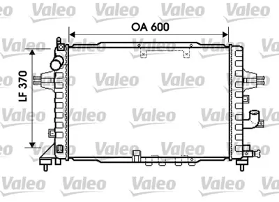 VALEO 734383 Radyator Opel Astra H 1,7 Cdtı, 2,0 Dtı (Ac ) (04>) 1300268