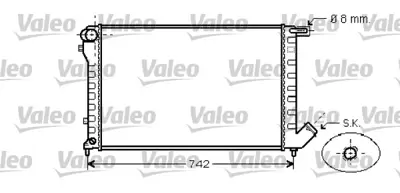 VALEO 734456 Radyator Psa Berlıngo / 306 / Partner 1,9d 