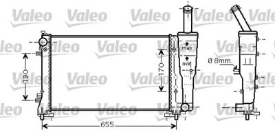 VALEO 734458 Radyator Fıat Punto 1,4 09 / 03> 51723827