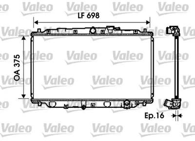 VALEO 734624 Motor Su Radyatoru Honda Prelude (H22a2) 93>96 Manuel 19010P14A12