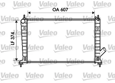 VALEO 734714 Radyatör Saab 5329347