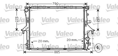 VALEO 734739 Motor Su Radyatoru Audı Q7 Porsche Cayenne Touareg 3,0tdı 3,2 / 4,2 / 5,0 / 6,0 / 3,6fsı / 3,0tfsı 0 7L6121253C