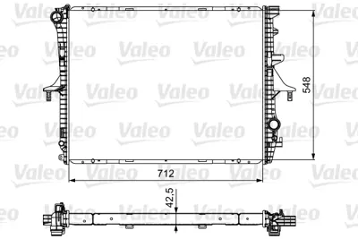 VALEO 734740 Motor Su Radyator Touareg 03>10 Q7 10>15 2,5 Tdı 7L6121253E