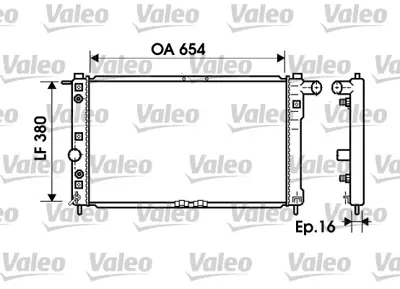 VALEO 734765 Motor Radyatoru Daewoo Nubıra 1,6 2,0 96>00 Otomatık 96351931