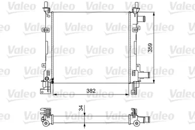 VALEO 734772 Radyator Ford Ka 1,3 1671697