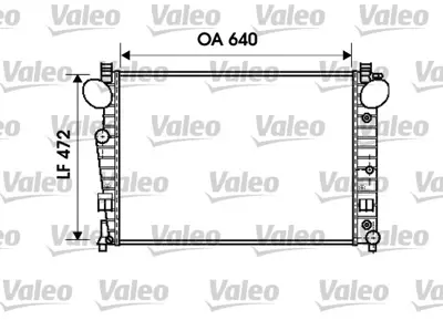 VALEO 734802 Motor Su Radyatoru S-Class W220 98>05 A2205000103