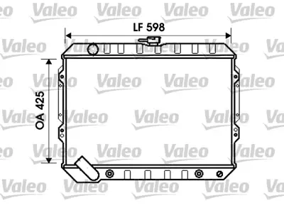 VALEO 734809 Motor Su Radyatoru Pajero Iı 96>00 Otomatık MR188433