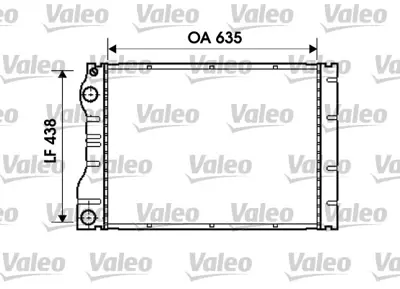 VALEO 734828 Radyator Renault Avantıme / Espace Iıı 6025312321