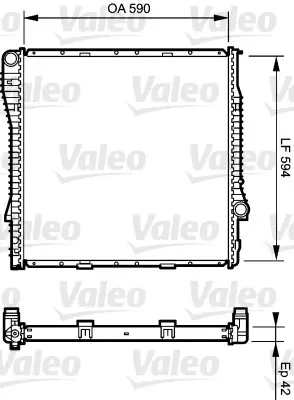 VALEO 734894 Motor Su Radyatoru Bmw M62 N62 M57n E53 03>06 17101439101