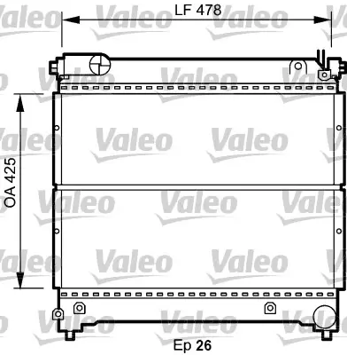 VALEO 734918 Radyatör Suz Samuraı 1770086CE0