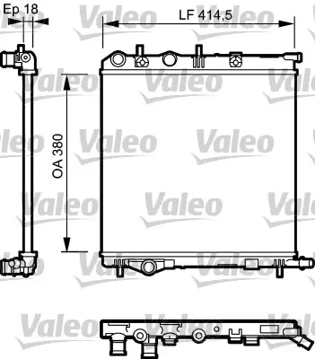 VALEO 734921 Motor Radyatoru C3 / P207 06> 