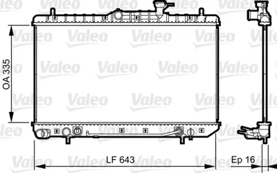 VALEO 734960 Radyator Hyundaı Accent (2003>2004) 2531025152