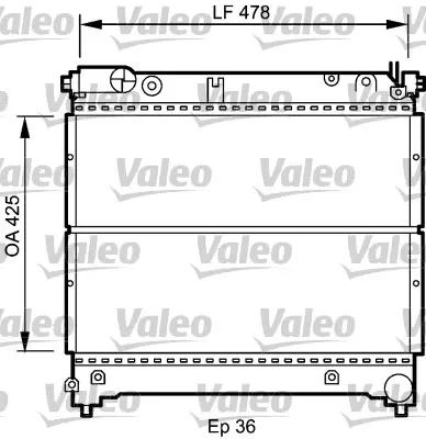 VALEO 735073 Radyatör Suz Samuraı 1770084CA0