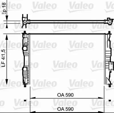 VALEO 735118 Motor Su Radyatoru Nıssan Qashqaı 1,6 2,0 2007 2013 Manuel Vıtes (J10 Kasa) 21410JD90B