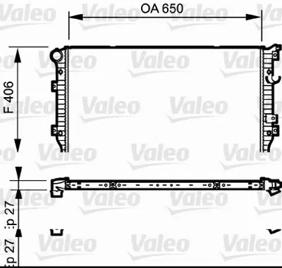 VALEO 735133 Radyator Vw Tıguan / Cross Golf 5N0121253H