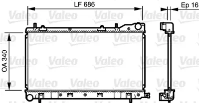 VALEO 735208 Motor Su Radyatoru Forester 01>02 Manuel 45199FC330