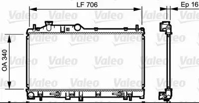 VALEO 735212 Motor Su Radyatoru Legacy Iv Outback 03>09 45119AG020