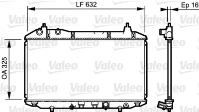 VALEO 735241 Motor Su Radyatoru Cıvıc 1,4 H,B Vııı 1,4 07> Otomatık 19010RSHE01