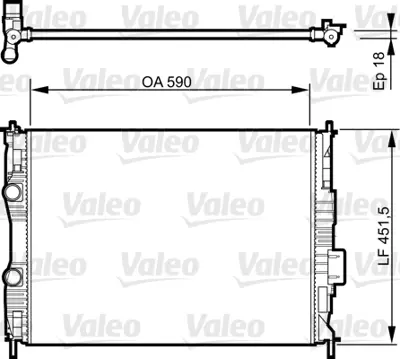 VALEO 735281 Motor Su Radyatoru Nıssan Qashqaı Mr20 10>13 Manuel 21410JD90B