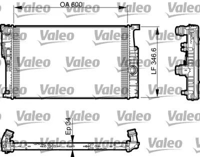 VALEO 735456 Radyator Bmw 3 Serıes F30 / F31>08 / 11 7622827