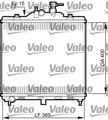 VALEO 735499 Radyator Kıa Pıcanto 2531007011