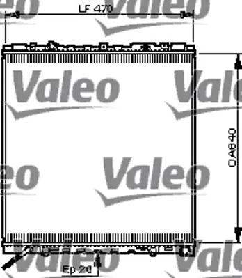 VALEO 735503 Radyator Kıa Sorento 253113E600