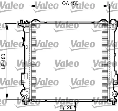 VALEO 735504 Motor Su Radyatoru I30 Ceed 1,6 Dızel Manuel 07 12 253102H660