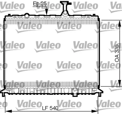 VALEO 735508 Motor Su Radyatoru Rıo 1,5 Crdı Manuel Vıtes 2005> 253101G311