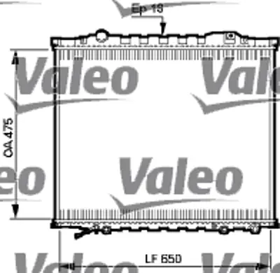 VALEO 735528 Motor Su Radyatoru Kıa Sorento 2002> Otomatık Vıtes 253103E020