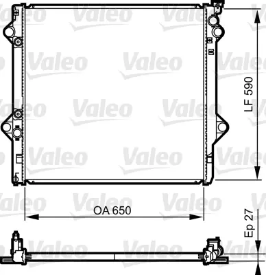 VALEO 735569 Motor Su Radyatoru Land Cruıser 4,0 2003>2009 Otomatık Vıtes 1640031351