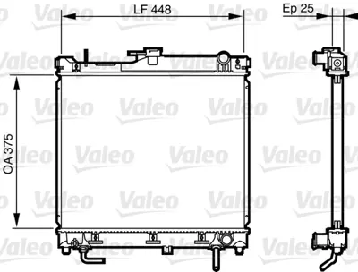 VALEO 735578 Motor Su Radyatoru Jımny 01> Otomatık 1770081A11