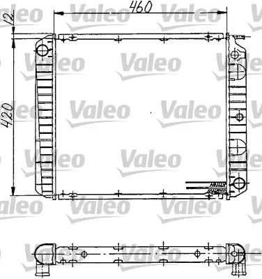 VALEO 810968 Radyator Volvo 240 260 2,0 (Ac+/ ) 86011244