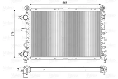 VALEO 811073 Motor Radyatoru Tempra 1,9 D 90>96 