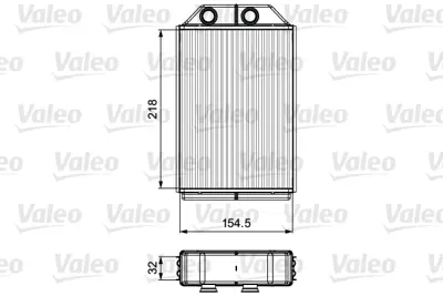 VALEO 811530 Kalorifer Radyatörü Audı A6 4B1819031C