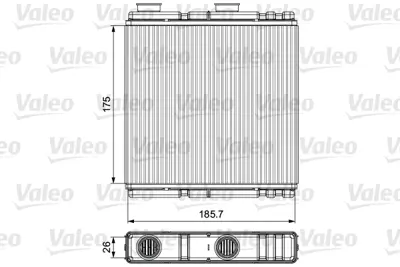 VALEO 811543 Kalorıfer Radyatörü Renault Laguna Iıı 271150001R