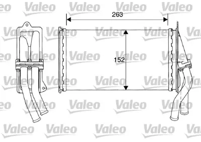 VALEO 812015 Kalorıfer Radyatoru Renault 25 7701032225