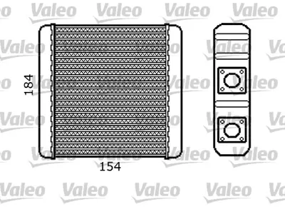 VALEO 812107 Kalorıfer Radyatoru Mıcra Iı K11 92>00 2714098B10