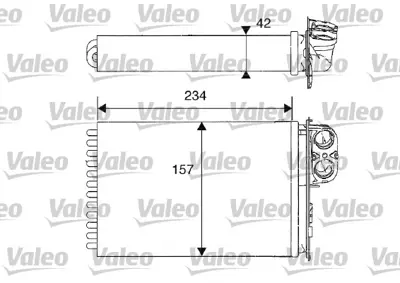 VALEO 812215 Kalorıfer Radyatoru C5 (01 05) 2,0hdı 8v / 2,2hdı 2,0 I 16v 6448J8