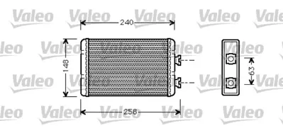 VALEO 812318 Kalorıfer Radyatoru Bmw E46 M43 M47 64118372771