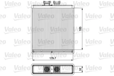 VALEO 812319 Kalorıfer Radyatoru Audı A2 8Z0819030