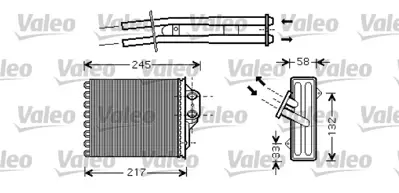 VALEO 812336 Kalorıfer Radyatoru Fıat 500c Fıat 500 Fıat 500l Panda Ford Ka 1,2 / 1,3 / 1,4 77362540