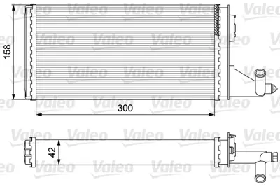 VALEO 812342 Kalorıfer Radyatoru Daıly Iı 35-10 93930678